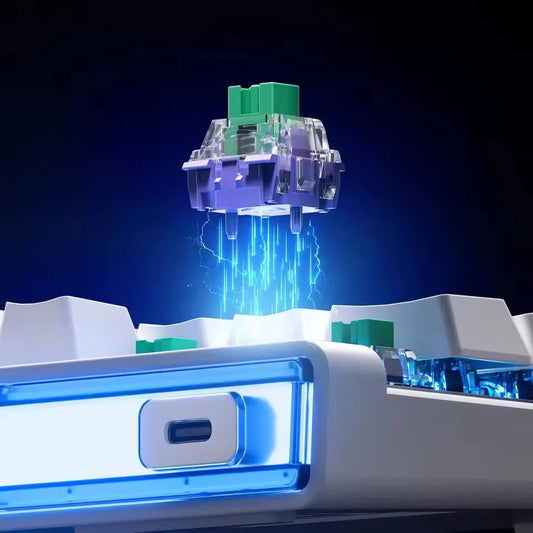 MCHOSE Ace 68 Air Magnetic Axis Mechanical Keyboard Wired GASKET RGB 0.001mmRT Low Latency Customized Hot Swap E-sport Keyboard